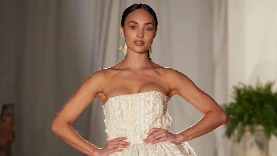 Tanner Fletcher SS24 runway The brand's partnership with the Miss Universe Organization, and the reigning Gabriel (pictured above) served to showcase "the beauty of all identities, regardless of genser, race, age or sexuality." - Selwyn Tungol/Courtesy Tanner Fletcher