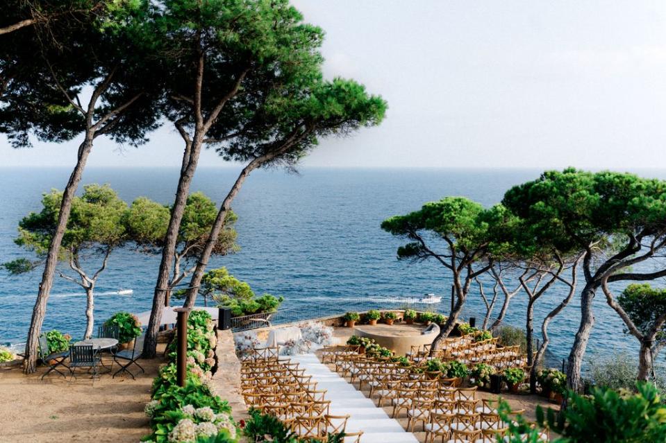 El escenario de la boda de Jordi Cruz y Rebecca Lima