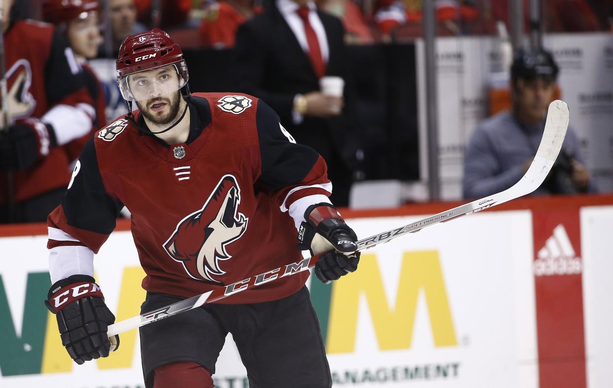 Tobias Rieder could receive a fantasy boost after being dealt to the Los Angeles Kings. (AP Photo/Ross D. Franklin)