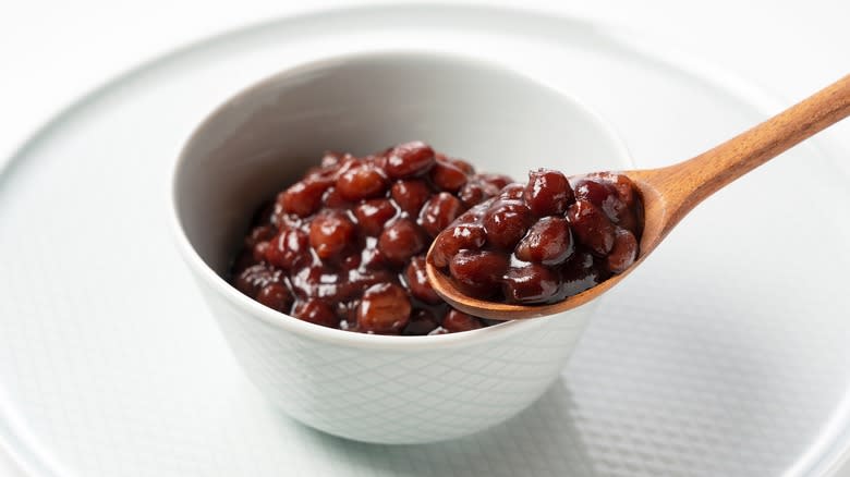 Bowl of adzuki beans