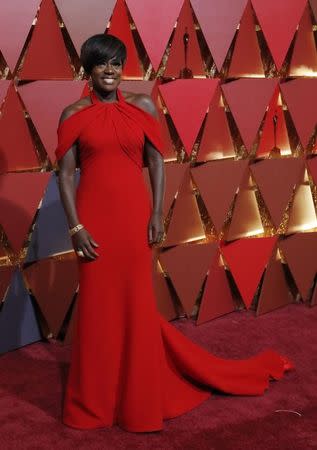 89th Academy Awards - Oscars Red Carpet Arrivals - Hollywood, California, U.S. - 26/02/17 - Viola Davis arrives REUTERS/Mario Anzuoni