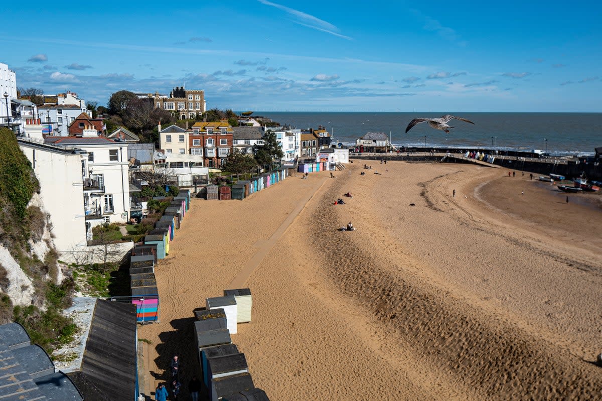 Londoners are flocking to the beaches of Broadstairs  (Daniel Hambury/Stella Pictures Ltd)