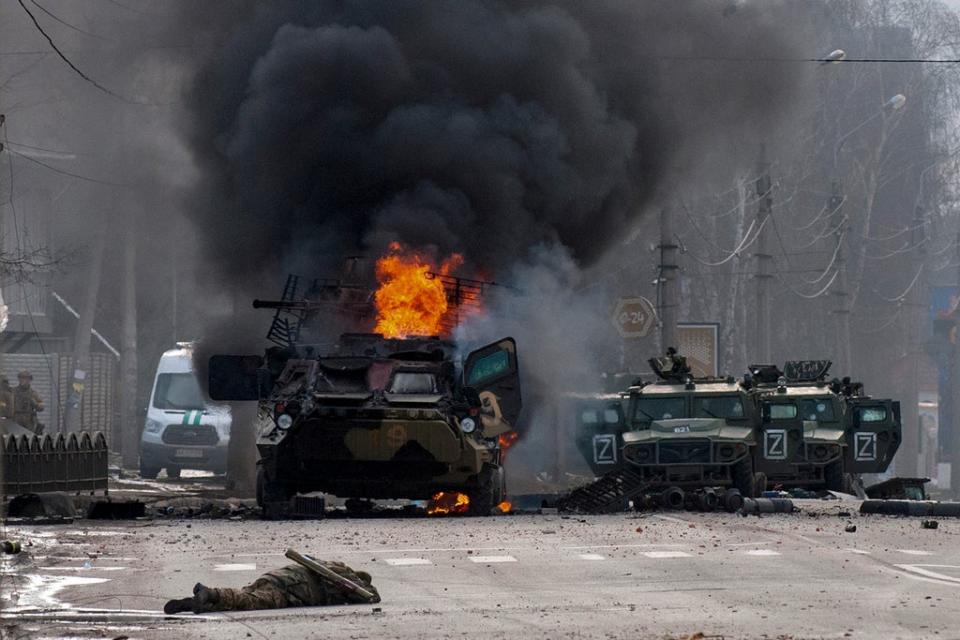 Russia Ukraine War One Month Photo Gallery (Copyright 2022 The Associated Press. All rights reserved.)