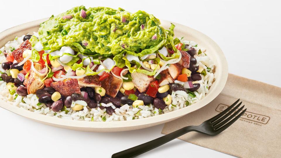 Chipotle has revealed its most popular order – a Chicken Burrito Bowl – and has added it to the online menu as "the First Timer Bowl" ahead of Cinco de Mayo.
