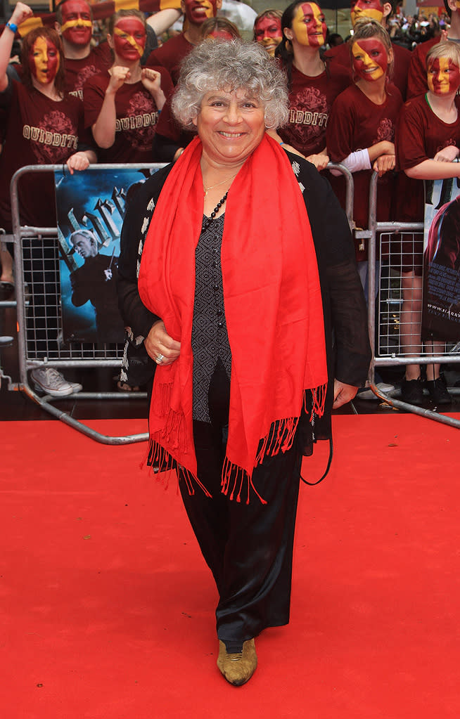 Harry Potter and the Half Blood Prince 2009 UK Premiere Miriam Margolyes