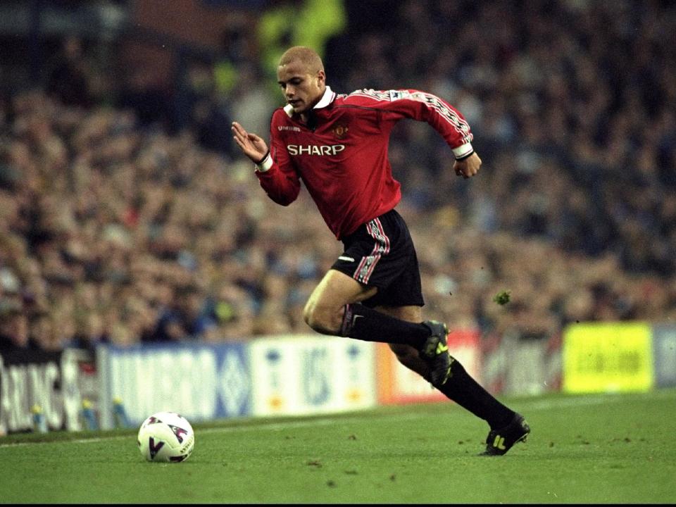 Wes Brown as a Manchester United player (Getty)