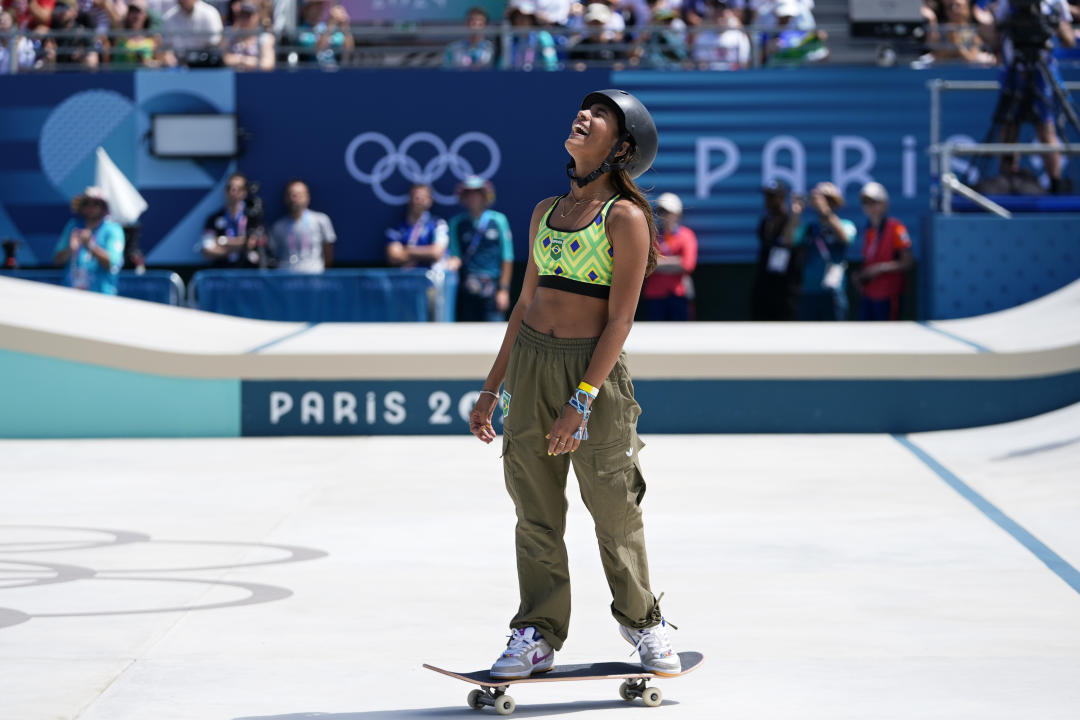 Rayssa Leal, (AP Photo/Frank Franklin II)