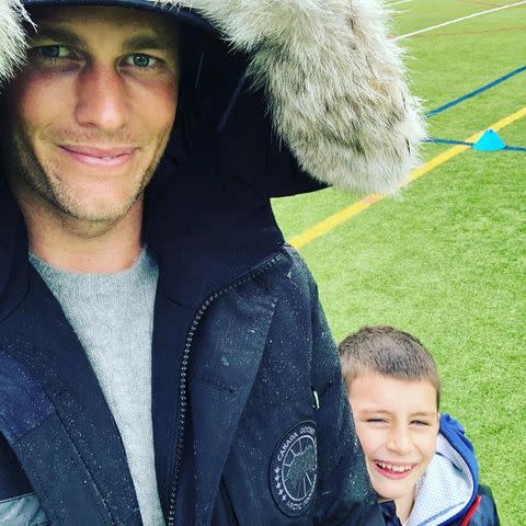 <p>Tom Brady/Instagram</p> Tom Brady and Benjamin