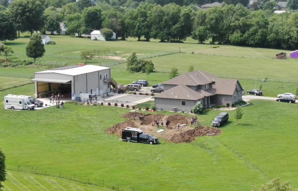 Independence Police confirmed human remains were found on a property in the 4000 block of Buckner Tarsney Rd., on Wednesday, July 14, in Grain Valley.