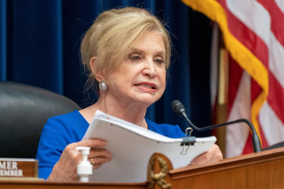 House Oversight Committee Chair Rep. Carolyn Maloney, D-N.Y., during a hearing in June 2022.