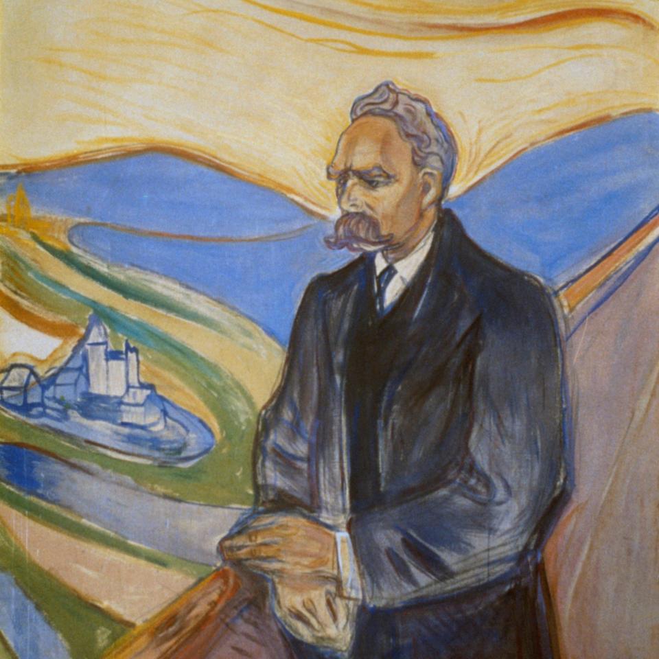 Portrait of Friedrich Nietzsche, by Edvard Munch (1906)