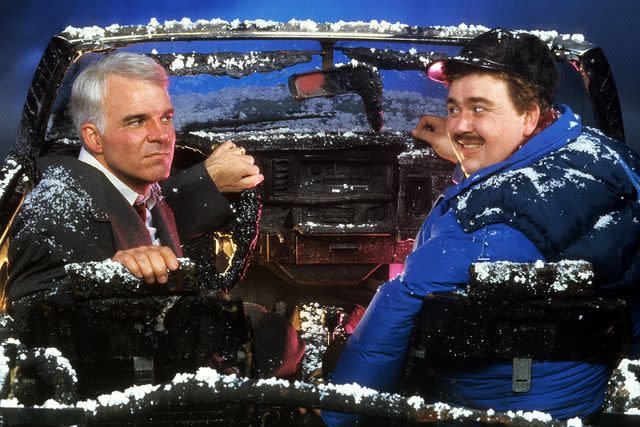 <p> Paramount/Getty</p> Steve Martin and Jon Candy in 'Planes, Trains & Automobiles'