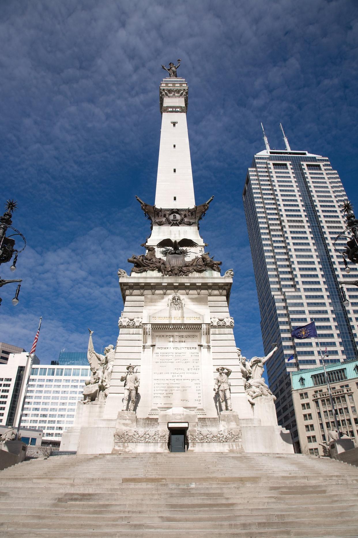 Soldiers and Sailors Monument in Indianapolis, IN