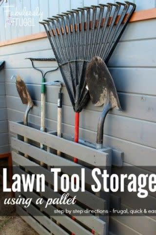 Lawn Tool Storage