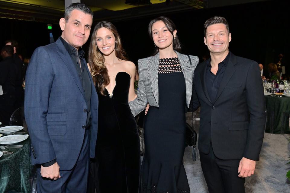 LOS ANGELES, CALIFORNIA - APRIL 23: (L-R) Kurt Rappaport, Zorana Rappaport, Aubrey Paige, and Ryan Seacrest attend LACMA 2022 Collectors Committee Gala at Los Angeles County Museum of Art on April 23, 2022 in Los Angeles, California. (Photo by Stefanie Keenan/Getty Images for LACMA)