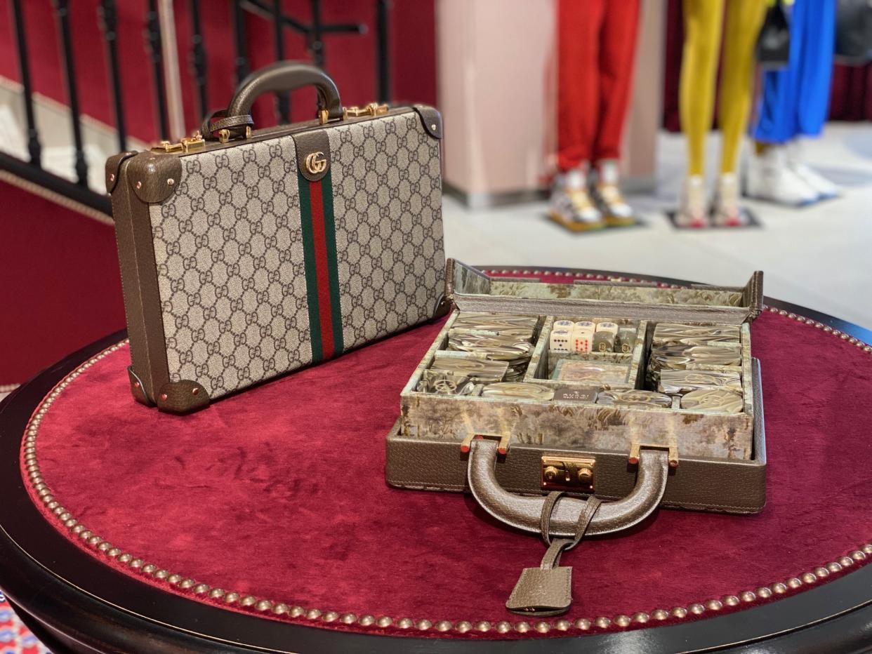 Gucci Lifestyle collection features a poker set housed in a briefcase. (PHOTO: Reta Lee/Yahoo Life SEA)