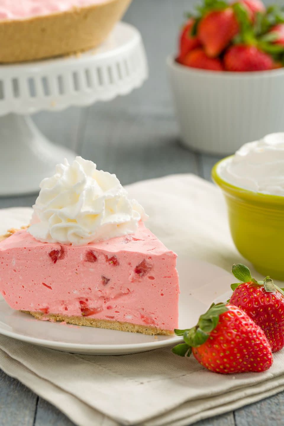 Strawberry Milkshake Pie