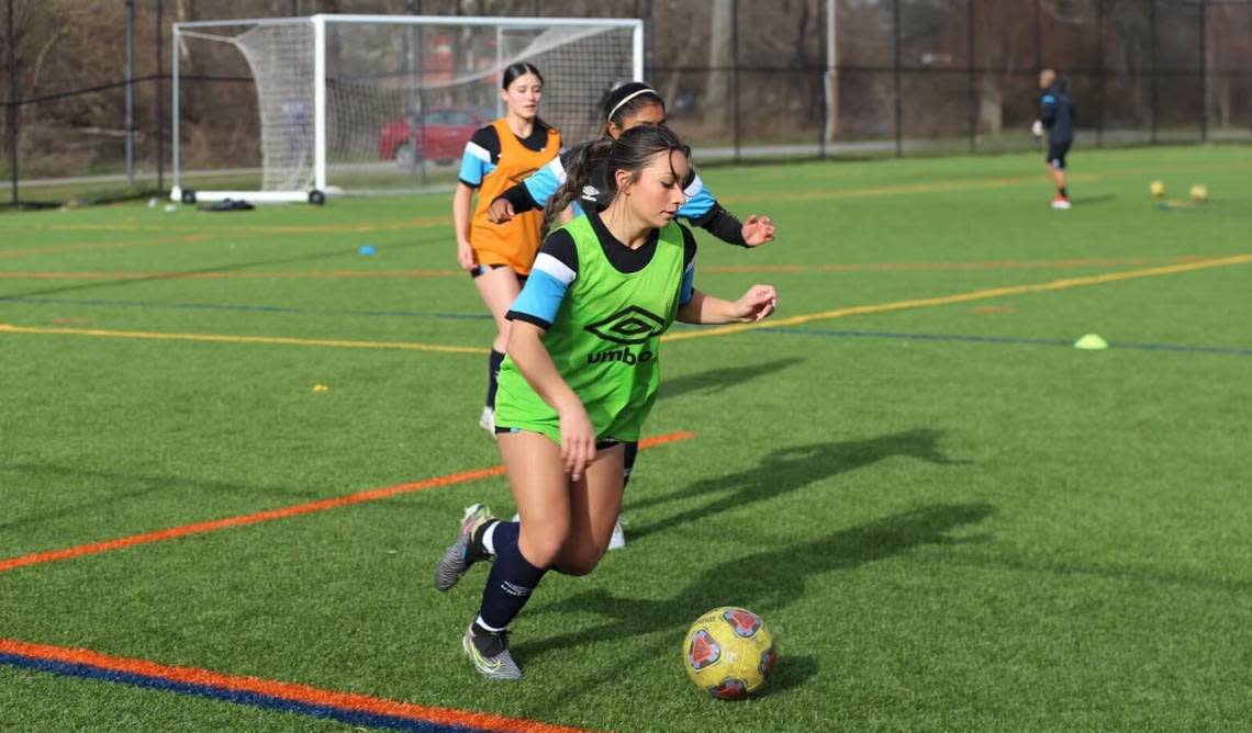 “I’m hoping to continue with the U-20 team and the senior team,” Marisol Stosich, above, said. “Hopefully I can become a starter on the team, once I’m older.”