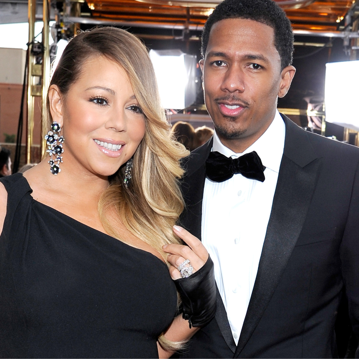  Singer-actress Mariah Carey and TV personality Nick Cannon attend the 20th Annual Screen Actors Guild Awards at The Shrine Auditorium on January 18, 2014 in Los Angeles, California. 