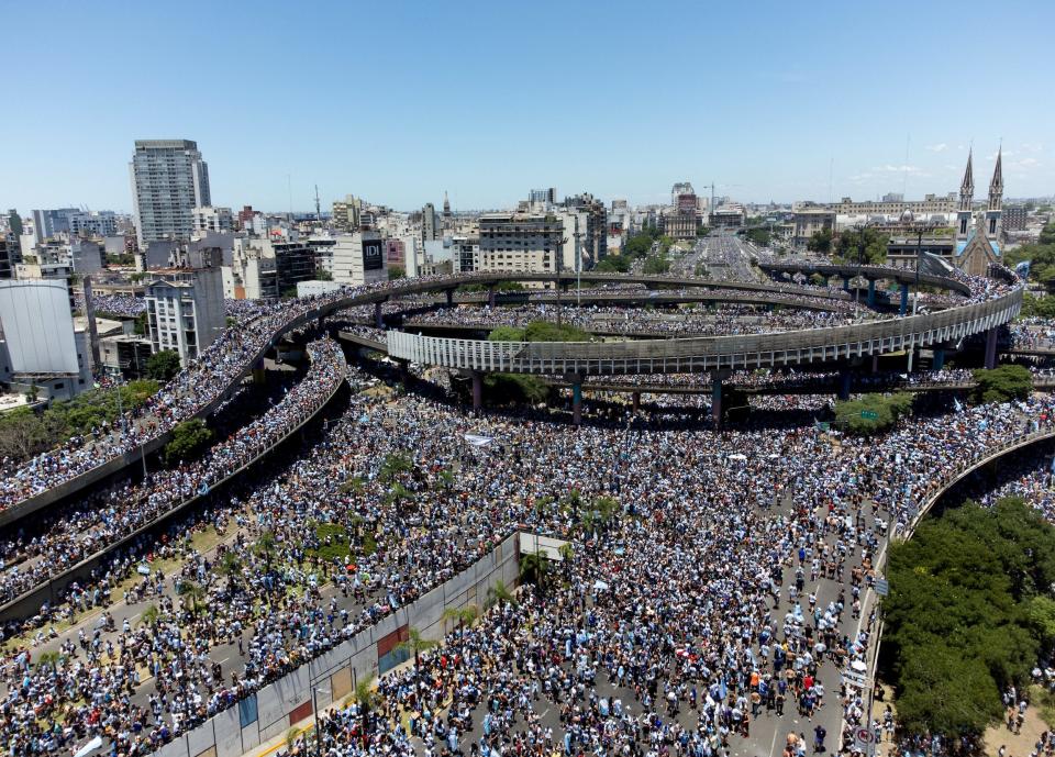 Argentina World Cup celebration