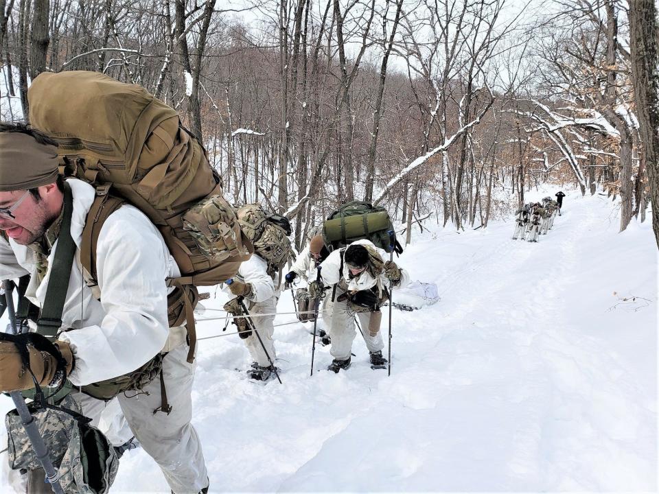 Army Rangers Arctic snow Wisconsin