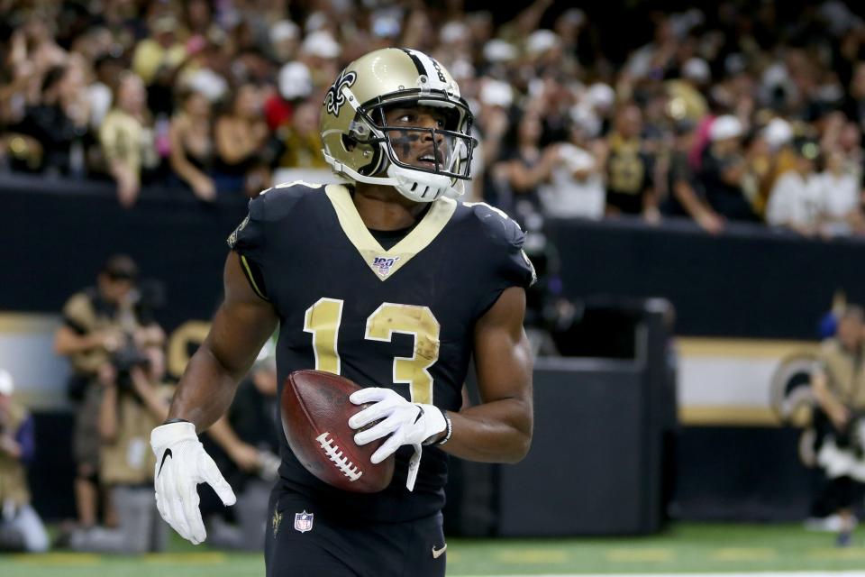 New Orleans Saints wide receiver Michael Thomas is a three-time Pro Bowler, a two-time first-team All-pro and was the 2019 AP Offensive Player of the Year.