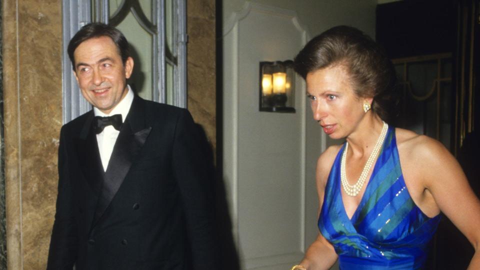 Princess Anne and King Constantine of Greece sighting circa 1980's in London, England.