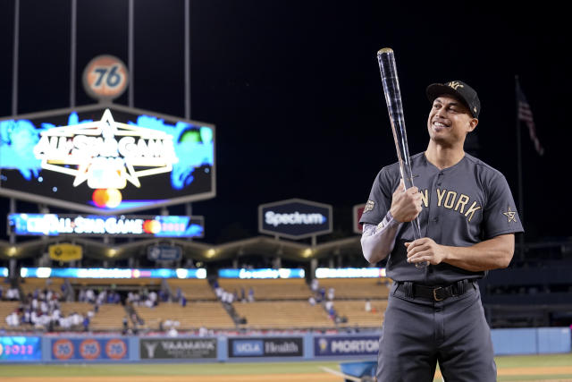 Giancarlo Stanton has left Achilles tendinitis