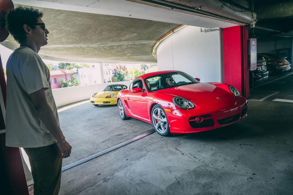 porsche boxsters at the petersen