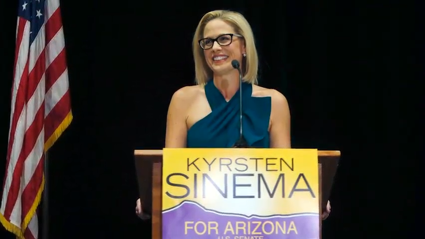 Arizona Senator Kyrsten Sinema