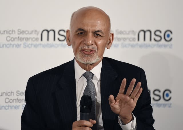 Afghan President Ashraf Ghani