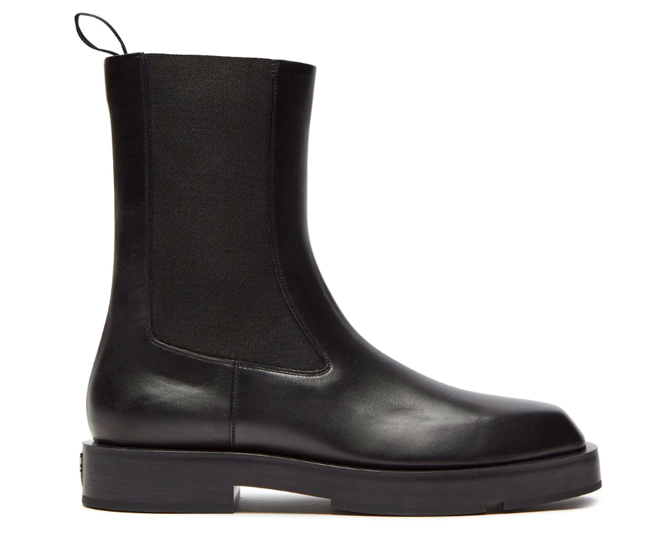 Givenchy’s 4G plaque Chelsea boots. - Credit: Courtesy of Farfetch