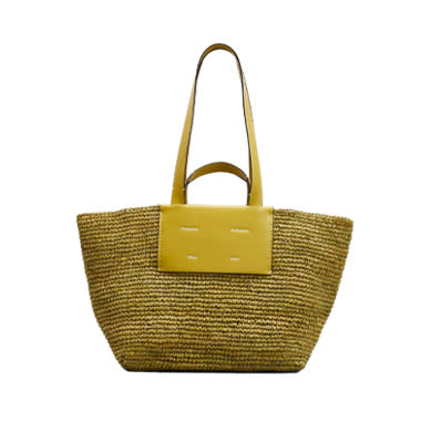 HEREU Calella Bicolor Raffia Tote Bag - Bergdorf Goodman