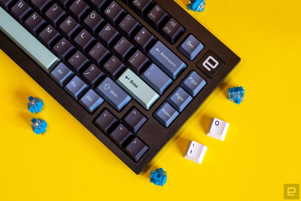 Keychron Q1 customizable keyboard.