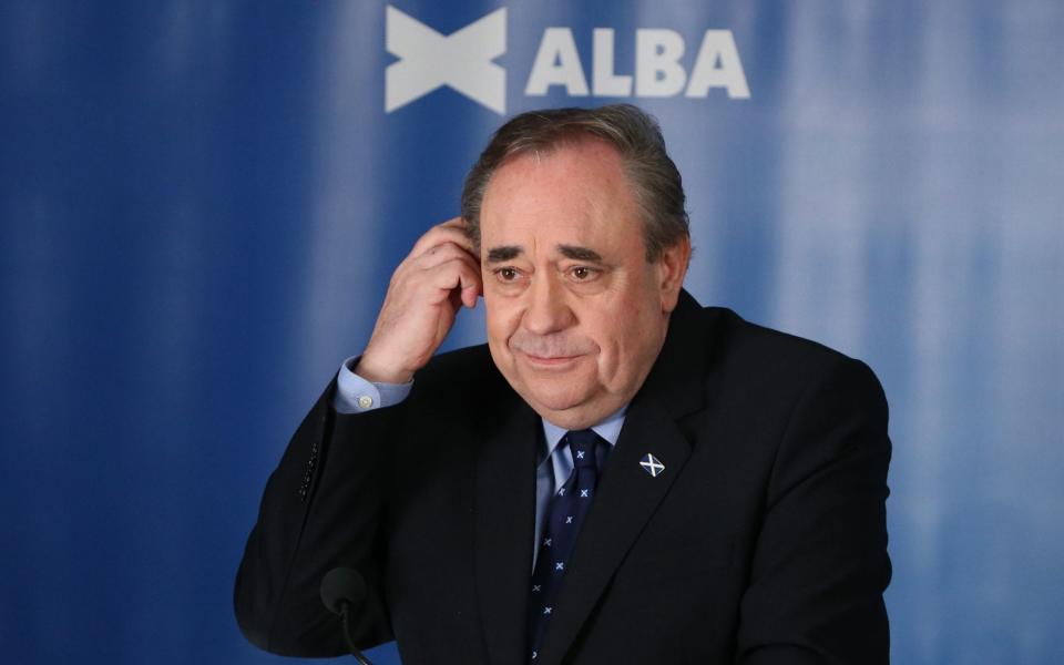 Alex Salmond's new Alba Party is projected not to win a seat - PA