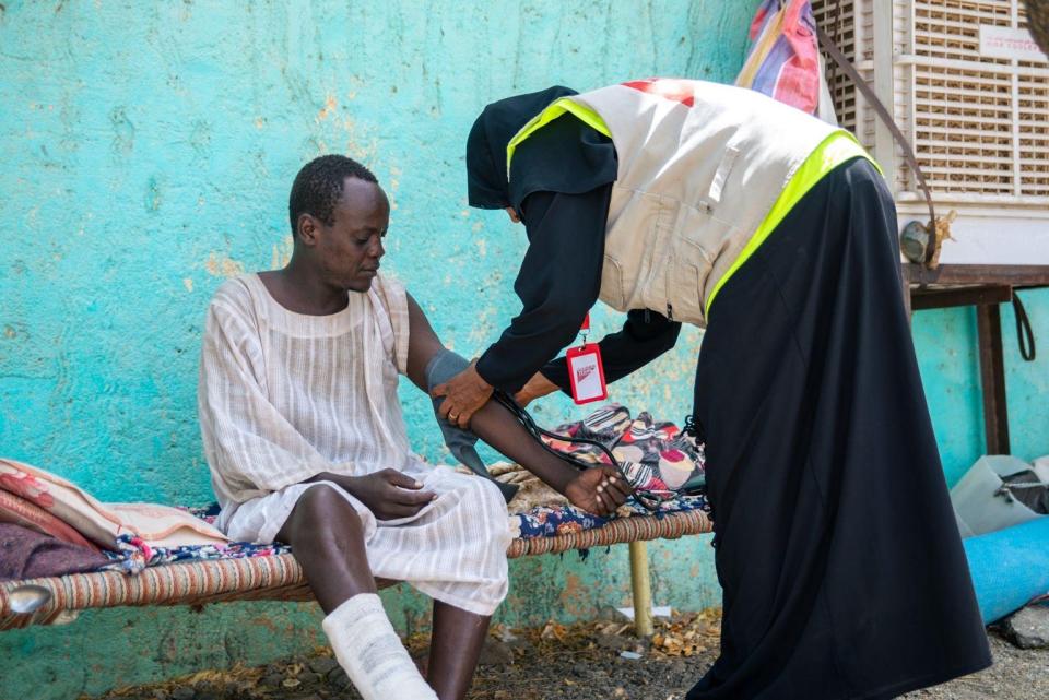 Marwa Ahmed Alrohima Mohammed, 35, a Sudanese physician, works with U.S.-based Medical Teams International in Gedaref, Sudan.