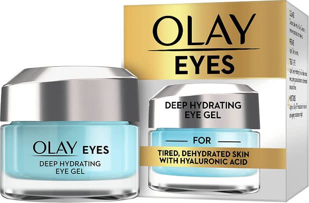 Hydrate tired skin and make a 60% saving on this Olay hyaluronic acid eye gel