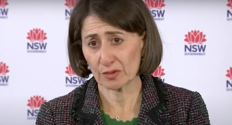 Gladys Berejiklian says mask restrictions are set to extend beyond midnight Wednesday. Source: ABC