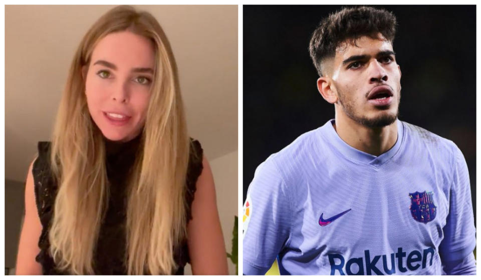 Helena Condis saca a la luz los motivos del fichaje de Abde por el Barça este último verano. (Fuentes: Twitter/@HelenaCondis y María José Segovia/DeFodi Images vía Getty Images)