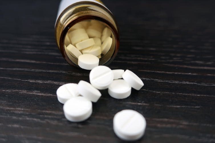 <span class="caption">Antipsychotic drugs can cause severe side effects.</span> <span class="attribution"><a class="link " href="https://www.shutterstock.com/download/confirm/728797681?src=EcfCLqUhuXJOLzuTvXA3zw-1-22&size=medium_jpg" rel="nofollow noopener" target="_blank" data-ylk="slk:ANASTASIIAKU/Shutterstock.com;elm:context_link;itc:0;sec:content-canvas">ANASTASIIAKU/Shutterstock.com</a></span>