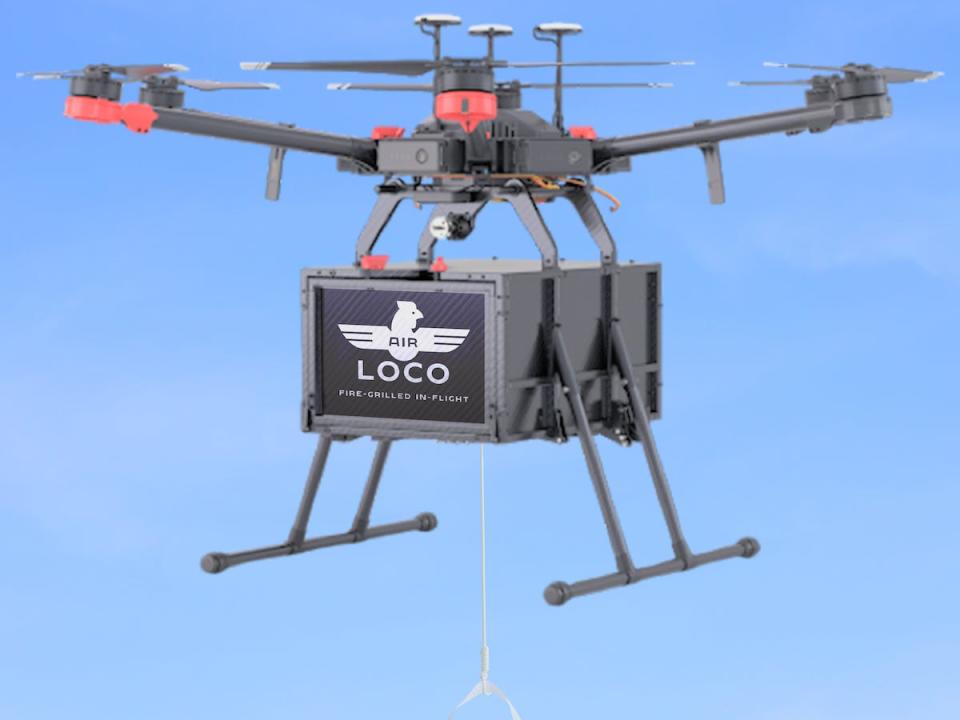 Flytrex delivers El Pollo Loco by drone