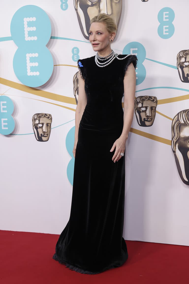 Cate Blanchett, con un look a lo Audrey Hepburn