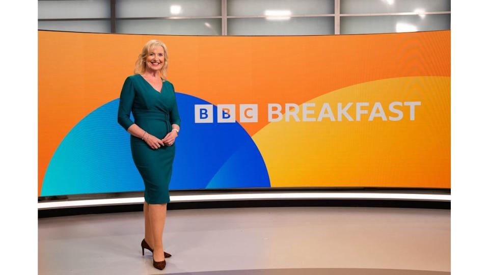 Carol Kirkwood on BBC Breakfast