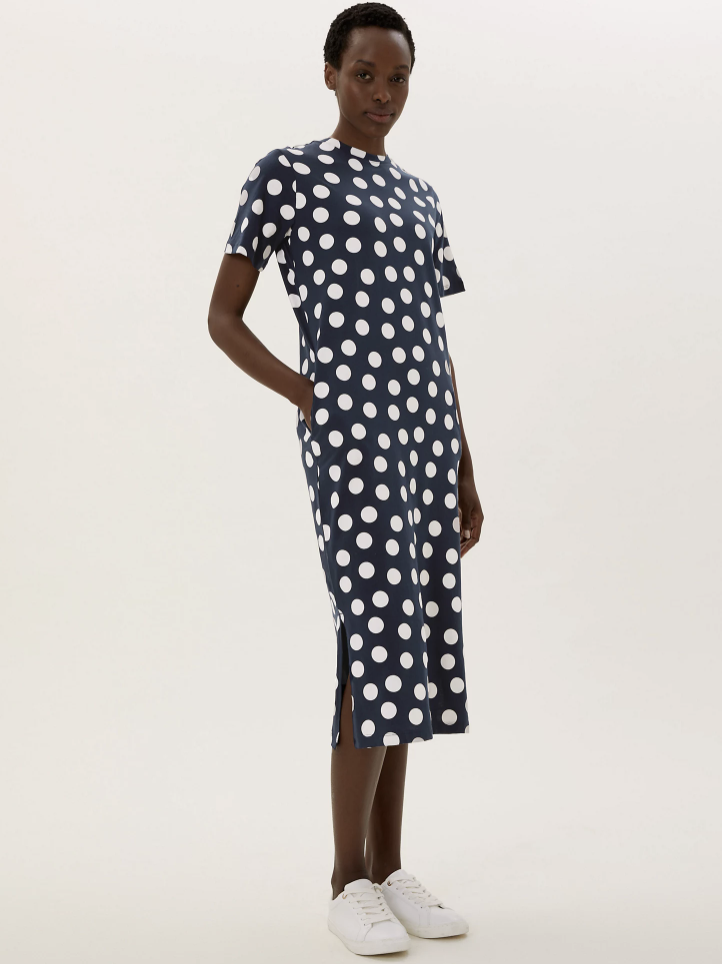 The affordable dress comes in several patterns. (Marks & Spencer)