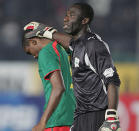 2006 African Cup of Nations quarter-final - Cameroon vs Ivory Coast<br><br>Cameroon and the Ivory Coast played out 1-1 draw in the 2006 African Cup of Nations quarterfinal, so the match went to penalties. The shootout went through both teams, with all 22 players scoring. But on the second turn, Cameroon striker Samuel Eto'o missed his atttempt and Ivory Coast striker Didier Drogba converted his to send his side into the semifinal.