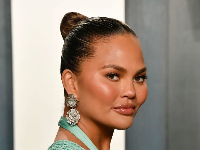 Chrissy Teigen at an Oscar party in February 2020: Frazer Harrison/Getty Images