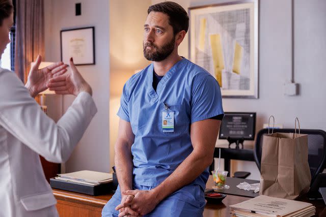 <p>Peter Kramer/NBC via Getty </p> Ryan Eggold in 'New Amsterdam'