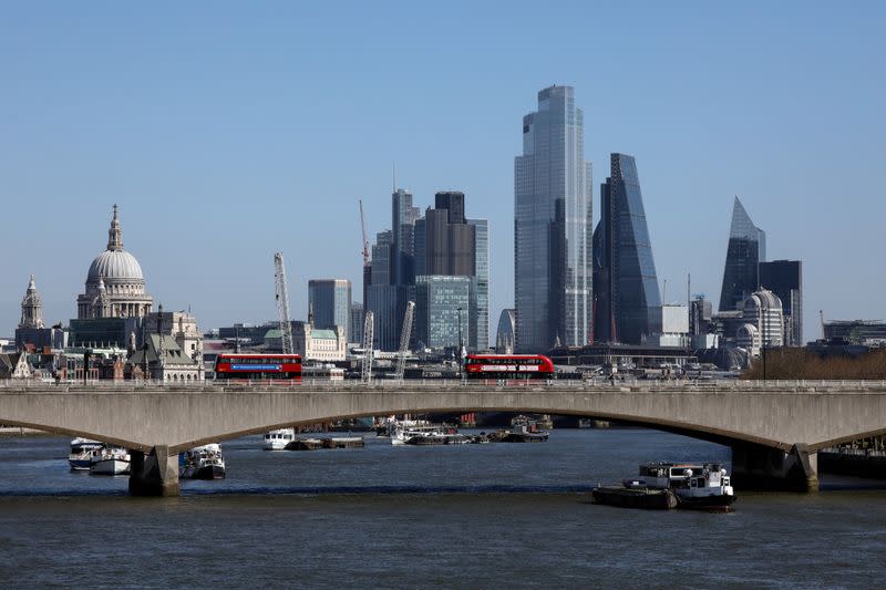 FILE PHOTO: A general view of the City of London