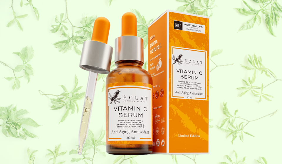 vitamin c serum and box