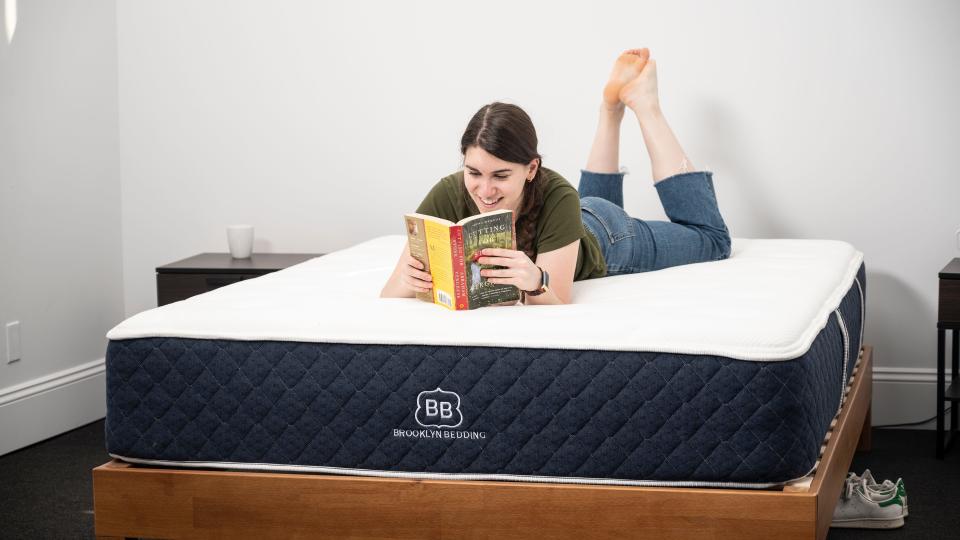 The Brooklyn Bedding Signature Hybrid isn't a bad mattress, but it's softer than you would think for a "medium firm" option.